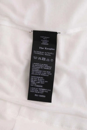 Top sans manche The Kooples Blanc en Coton