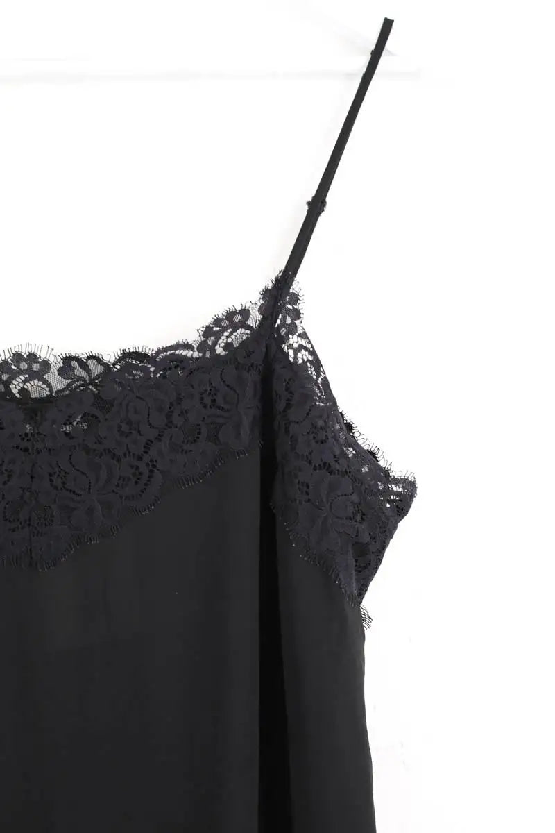 Top sans manche The Kooples Noir en Synthétique