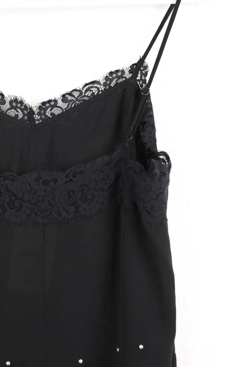 Top sans manche The Kooples Noir en Synthétique