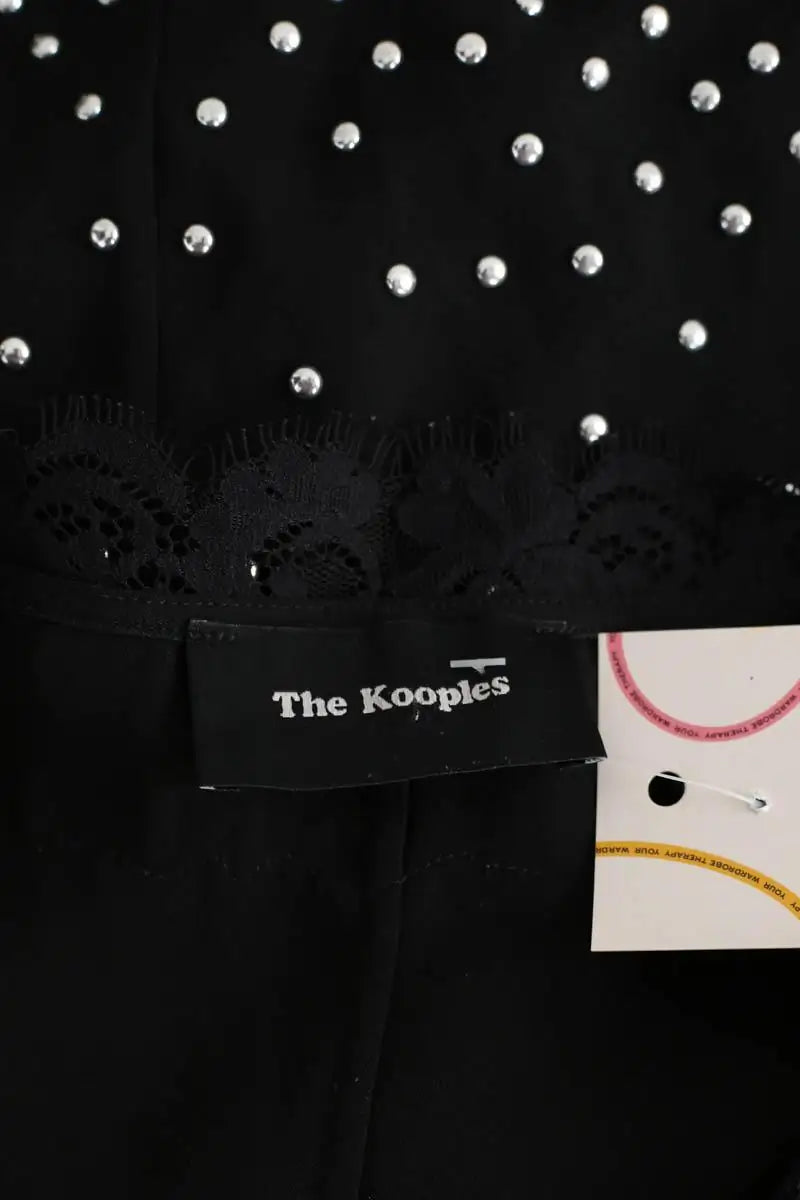 Top sans manche The Kooples Noir en Synthétique