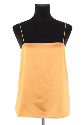Top sans manche Theory Orange en Synthétique, taille M - Seconde Main