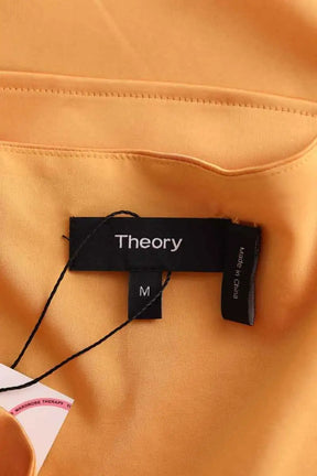 Top sans manche Theory Orange en Synthétique