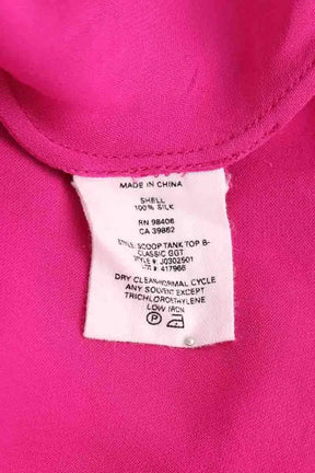 Top sans manche Theory Rose en Soie