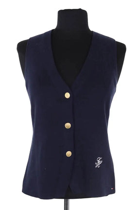 Top sans manche Tommy Hilfiger Bleu en Coton, taille XS - Seconde Main