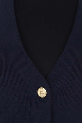 Top sans manche Tommy Hilfiger Bleu en Coton