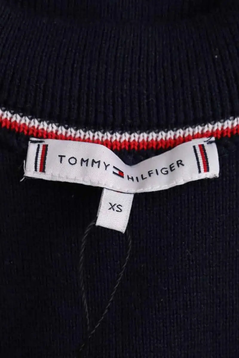 Top sans manche Tommy Hilfiger Bleu en Coton