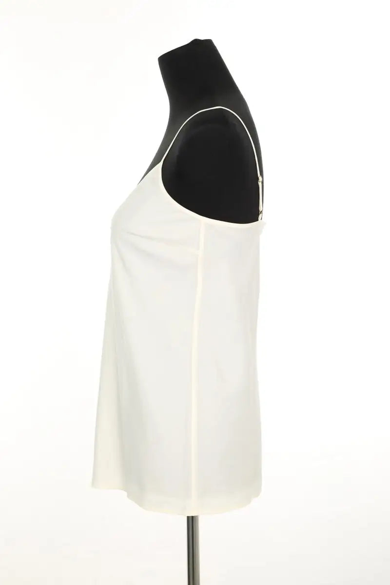 Top sans manche Tory Burch Beige en Viscose
