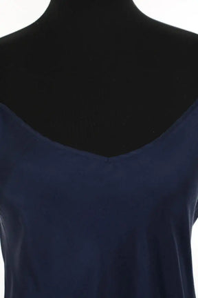 Top sans manche Tory Burch Marine en Viscose