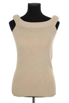 Top sans manche Toteme Beige en Viscose, taille M - Seconde Main