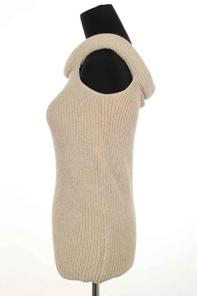 Top sans manche Toteme Beige en Viscose
