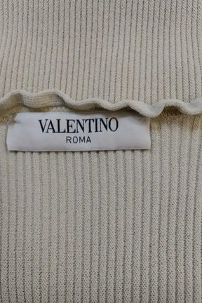 Top sans manche Valentino Beige en Viscose
