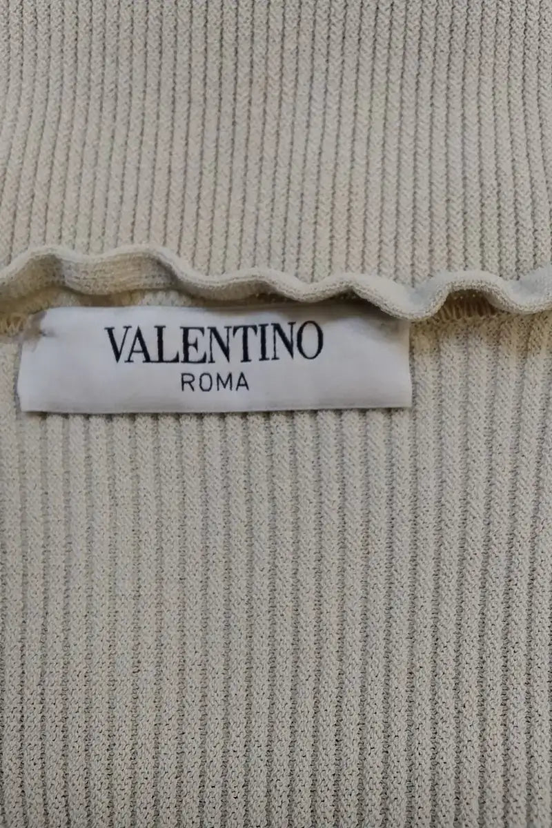 Top sans manche Valentino Beige en Viscose