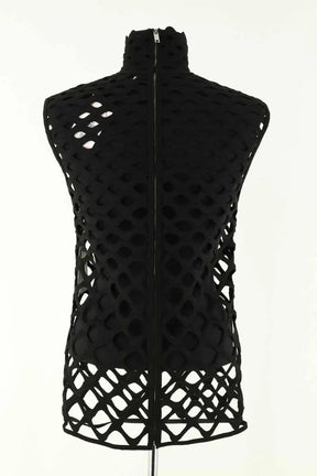Top sans manche Valentino Noir en Synthétique