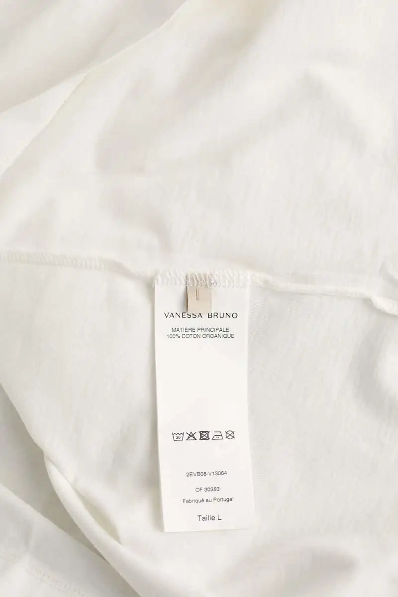Top sans manche Vanessa Bruno Blanc en Coton