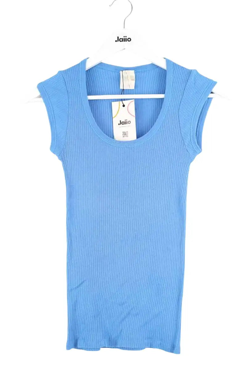 Top sans manche Vanessa Bruno Bleu en Coton, taille S - Seconde Main