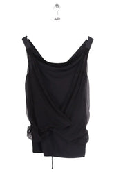 Top sans manche Vanessa Bruno Noir en Soie, taille S - Seconde Main