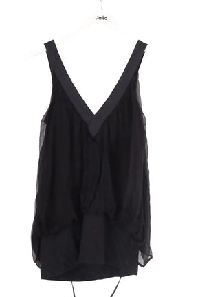 Top sans manche Vanessa Bruno Noir en Soie