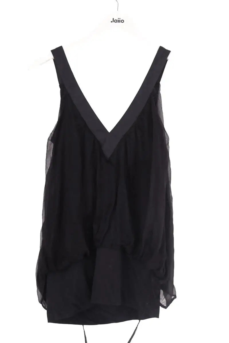 Top sans manche Vanessa Bruno Noir en Soie