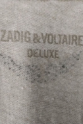 Top sans manche Zadig & Voltaire Beige en Lin