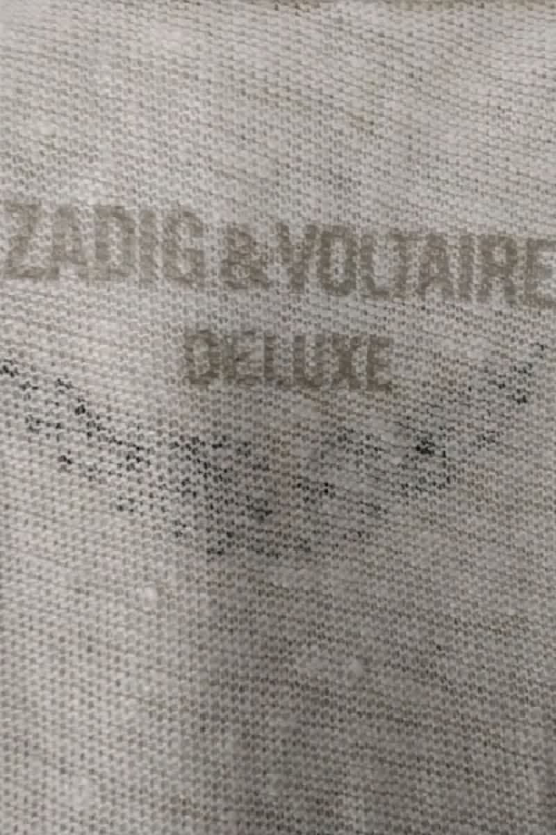 Top sans manche Zadig & Voltaire Beige en Lin