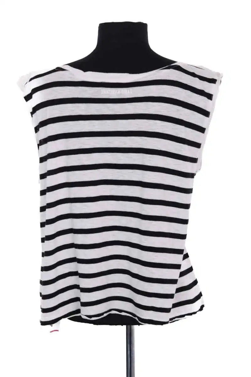 Top sans manche Zadig & Voltaire Blanc en Coton