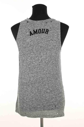 Top sans manche Zadig & Voltaire Gris en Coton