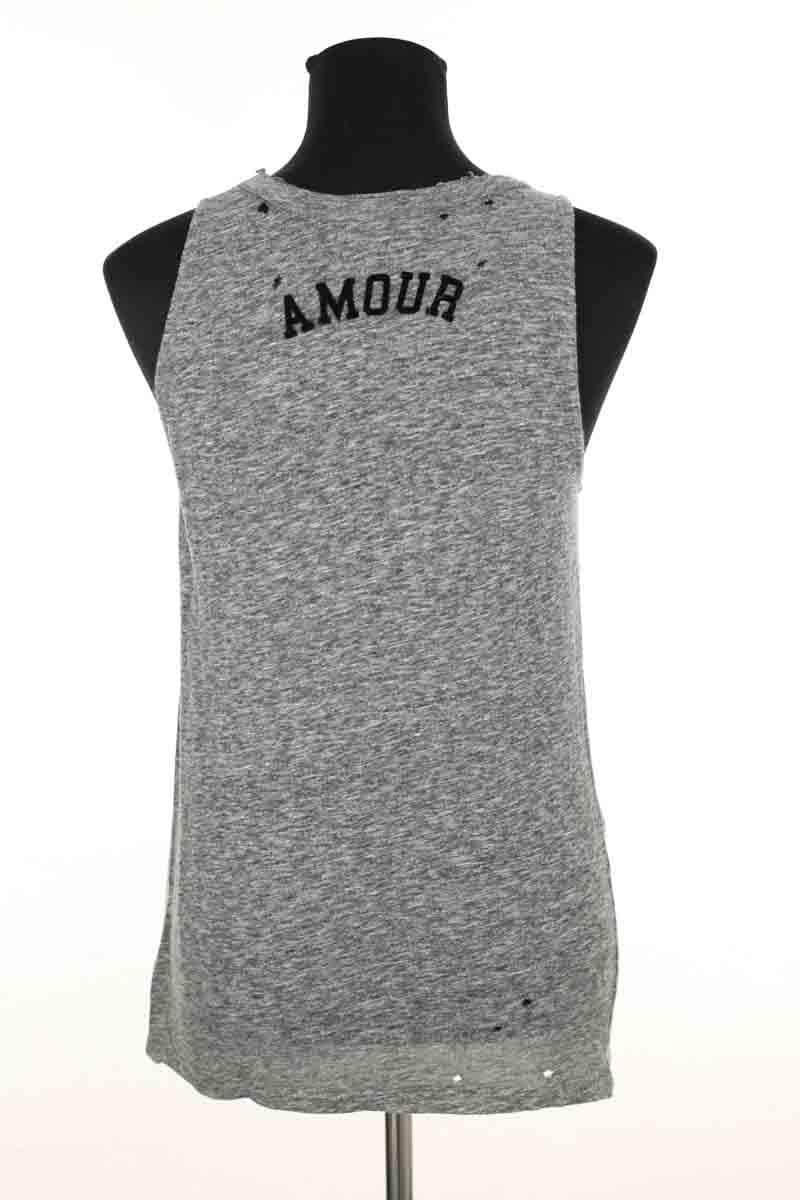 Top sans manche Zadig & Voltaire Gris en Coton
