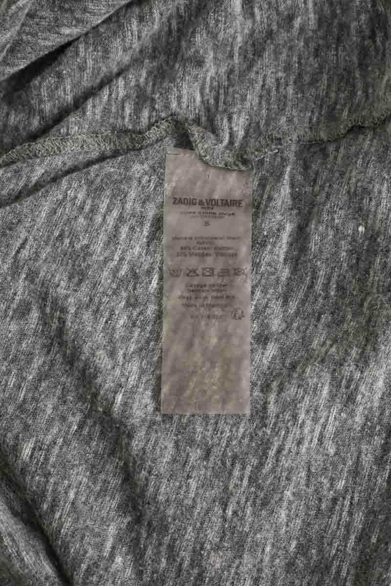 Top sans manche Zadig & Voltaire Gris en Coton