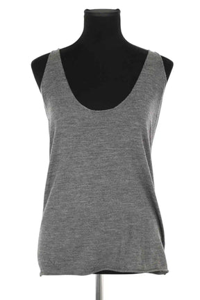 Top sans manche Zadig & Voltaire Gris en Laine, taille S - Seconde Main