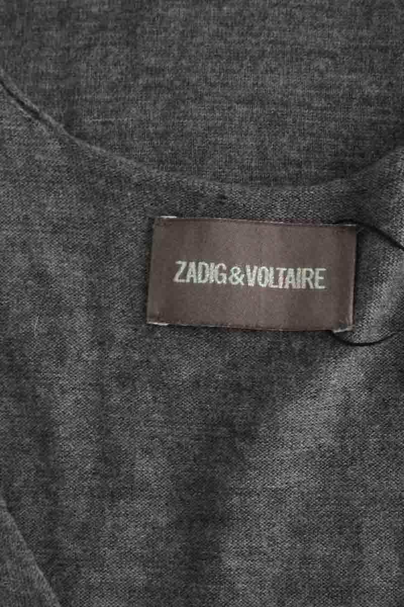 Top sans manche Zadig & Voltaire Gris en Laine