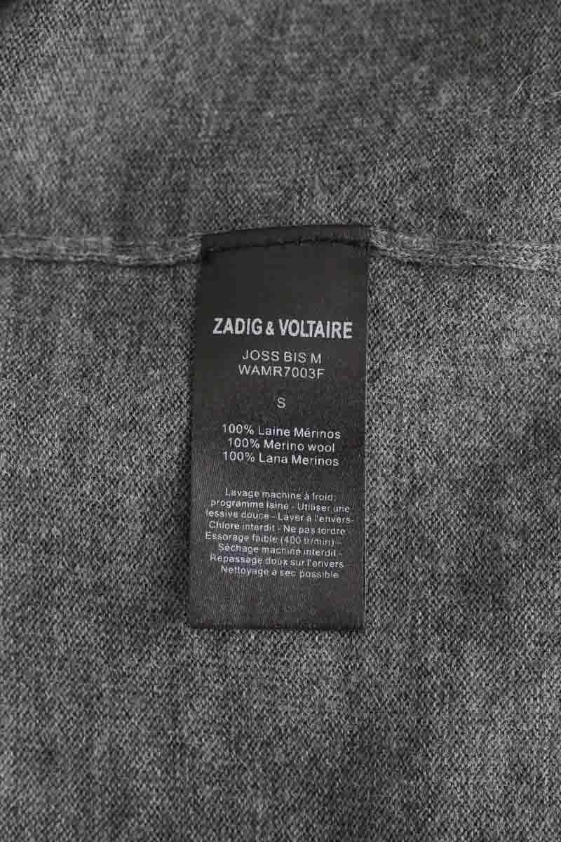 Top sans manche Zadig & Voltaire Gris en Laine