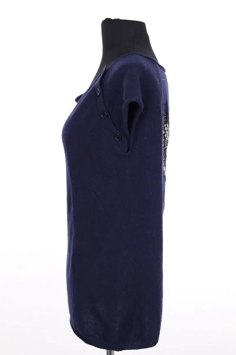 Top sans manche Zadig & Voltaire Marine en Cachemire