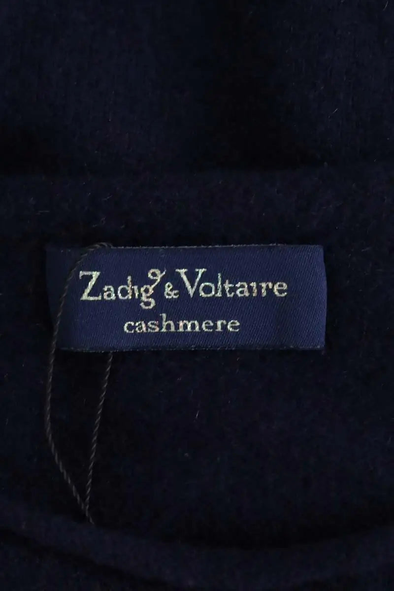 Top sans manche Zadig & Voltaire Marine en Cachemire