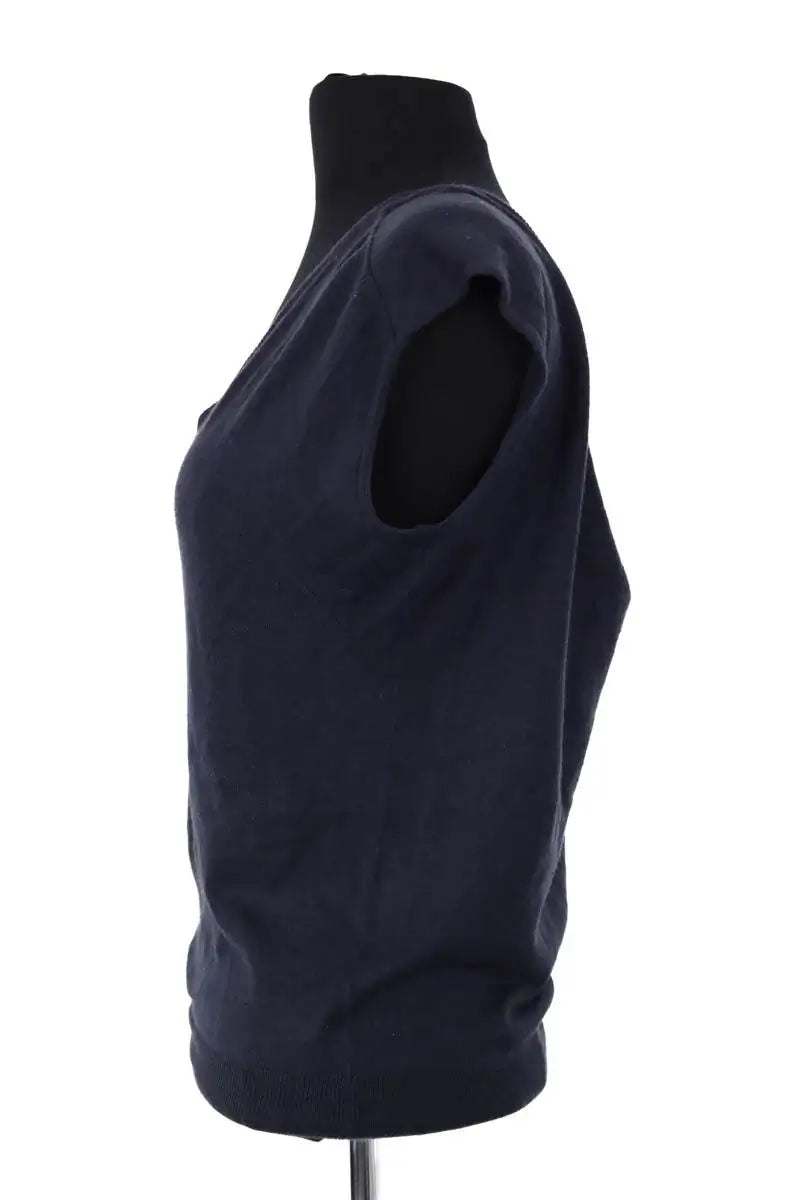 Top sans manche Zadig & Voltaire Marine en Soie