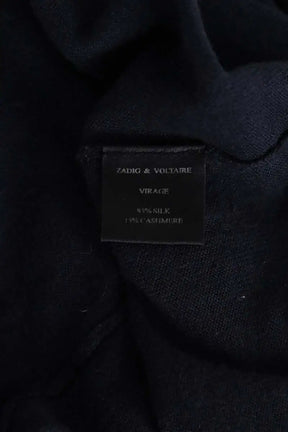 Top sans manche Zadig & Voltaire Marine en Soie