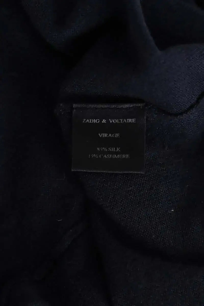 Top sans manche Zadig & Voltaire Marine en Soie