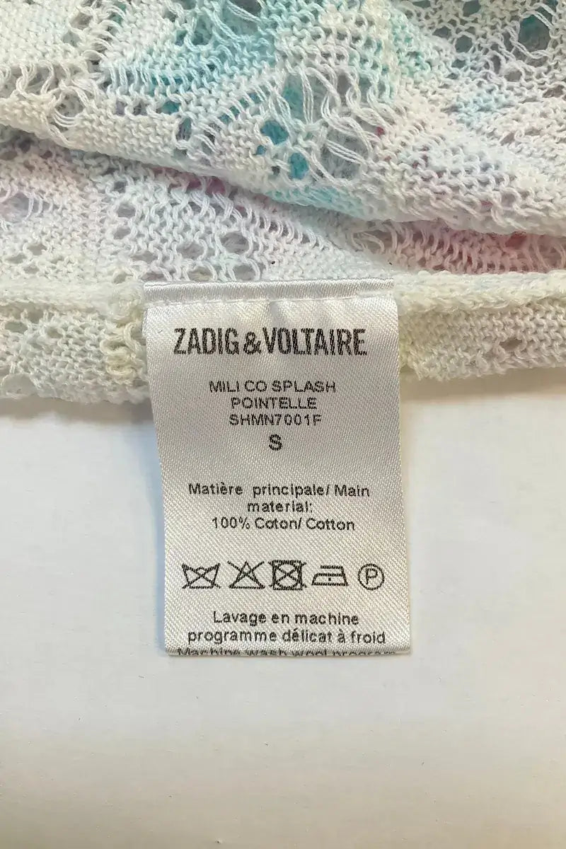 Top sans manche Zadig & Voltaire Multicolore en Coton