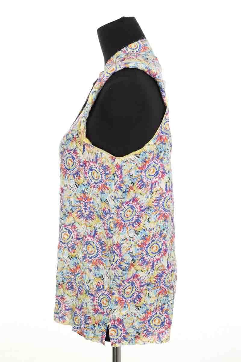 Top sans manche Zadig & Voltaire Multicolore en Soie