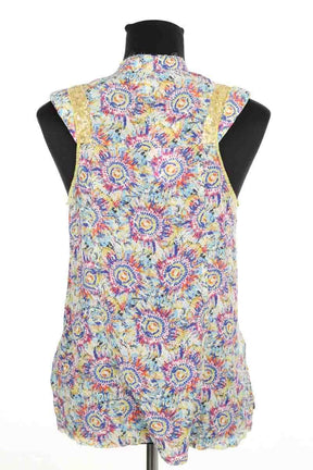 Top sans manche Zadig & Voltaire Multicolore en Soie