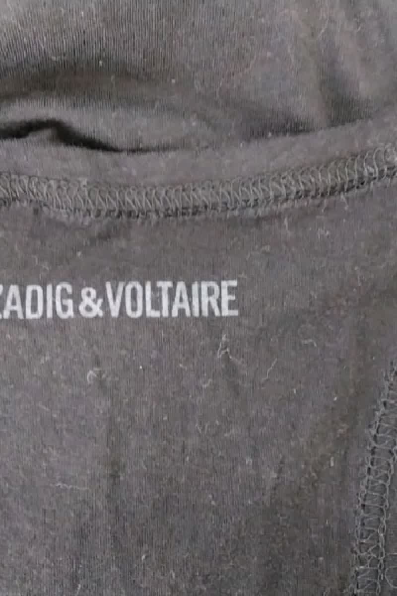 Top sans manche Zadig & Voltaire Noir en Coton