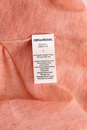 Top sans manche Zadig & Voltaire Rose en Polyester