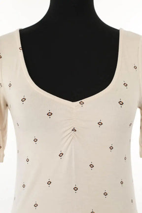Top Sessun Beige en Viscose