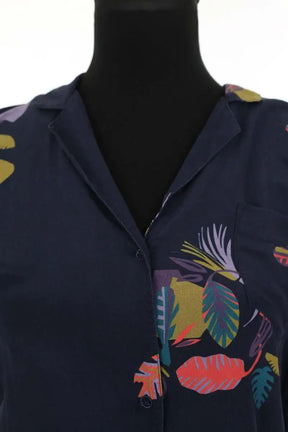 Top Sessun Tahuata Bleu en Soie