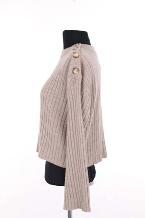 Top Sézane Beige en Laine
