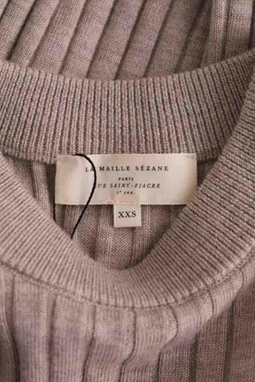 Top Sézane Beige en Laine