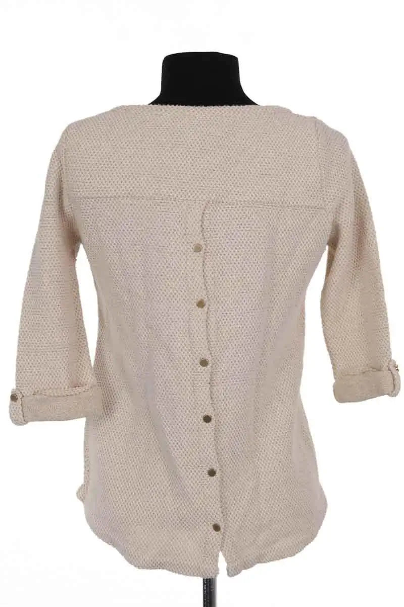 Top Sézane Ecru en Coton