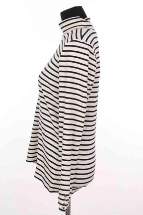 Top Sézane Felix Ecru en Coton