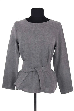 Top Sézane Gris en Coton, taille XS - Seconde Main
