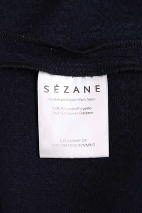 Top Sézane Marine en Synthétique