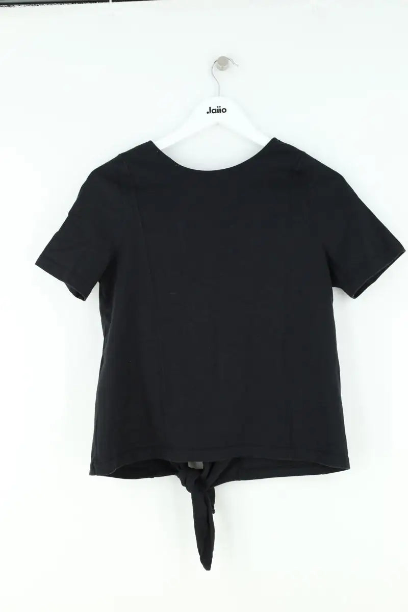 Top Sézane Noir en Coton